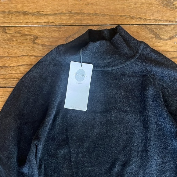 Exlura NEW Mock Neck Bodycon Mini Sweater Dress Size S - Picture 7 of 13